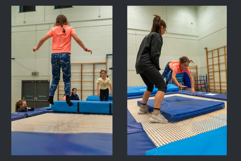 Junior Trampoline Coaching