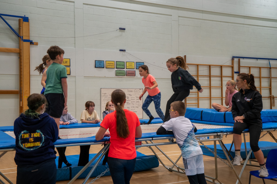 Junior Trampoline Coaching Group