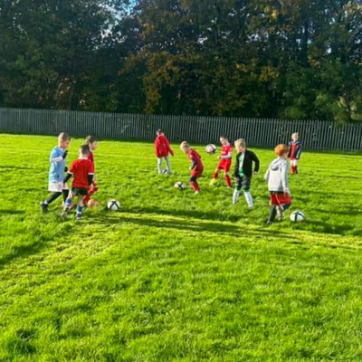 Picture of children playing football