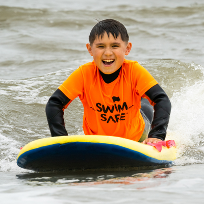 Picture of boy surfing