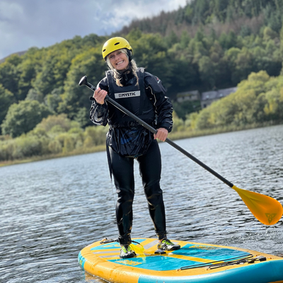 Picture of women paddle boarding