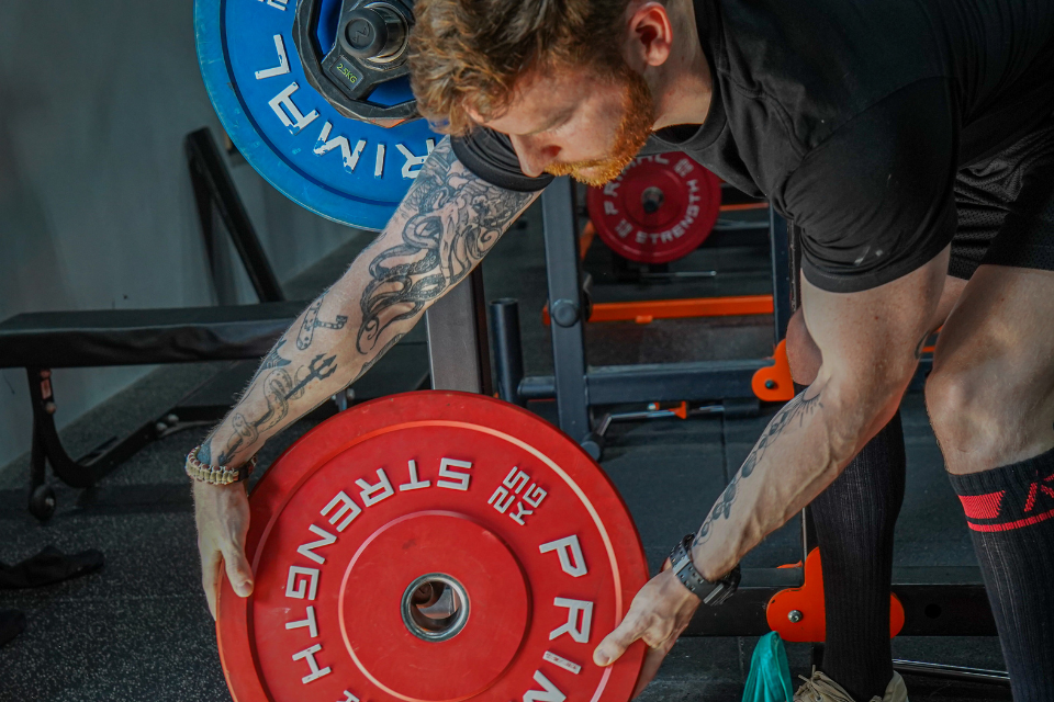 Picture of James Joy in Gym