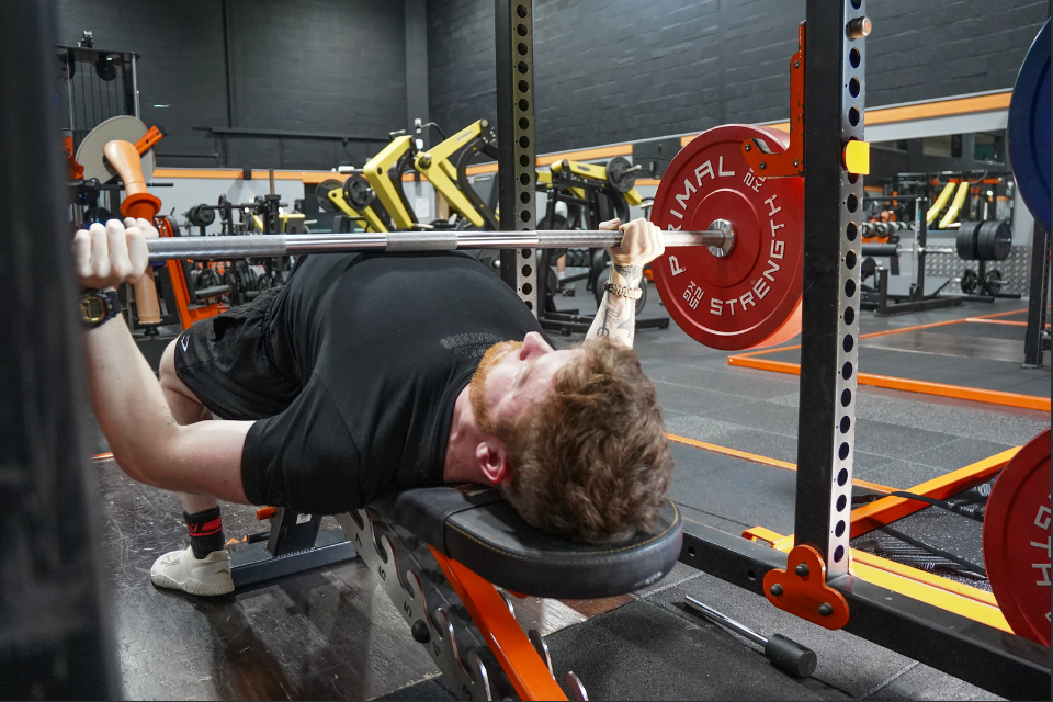 Picture of James Joy in Gym