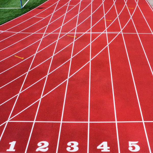 Picture of athletics track number