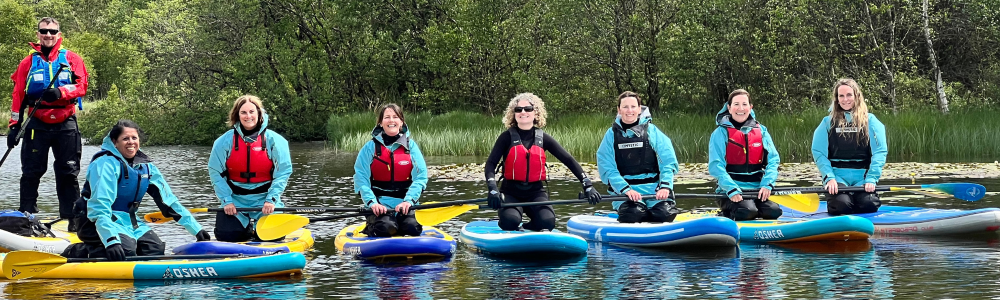Picture of Women Paddle Boarding