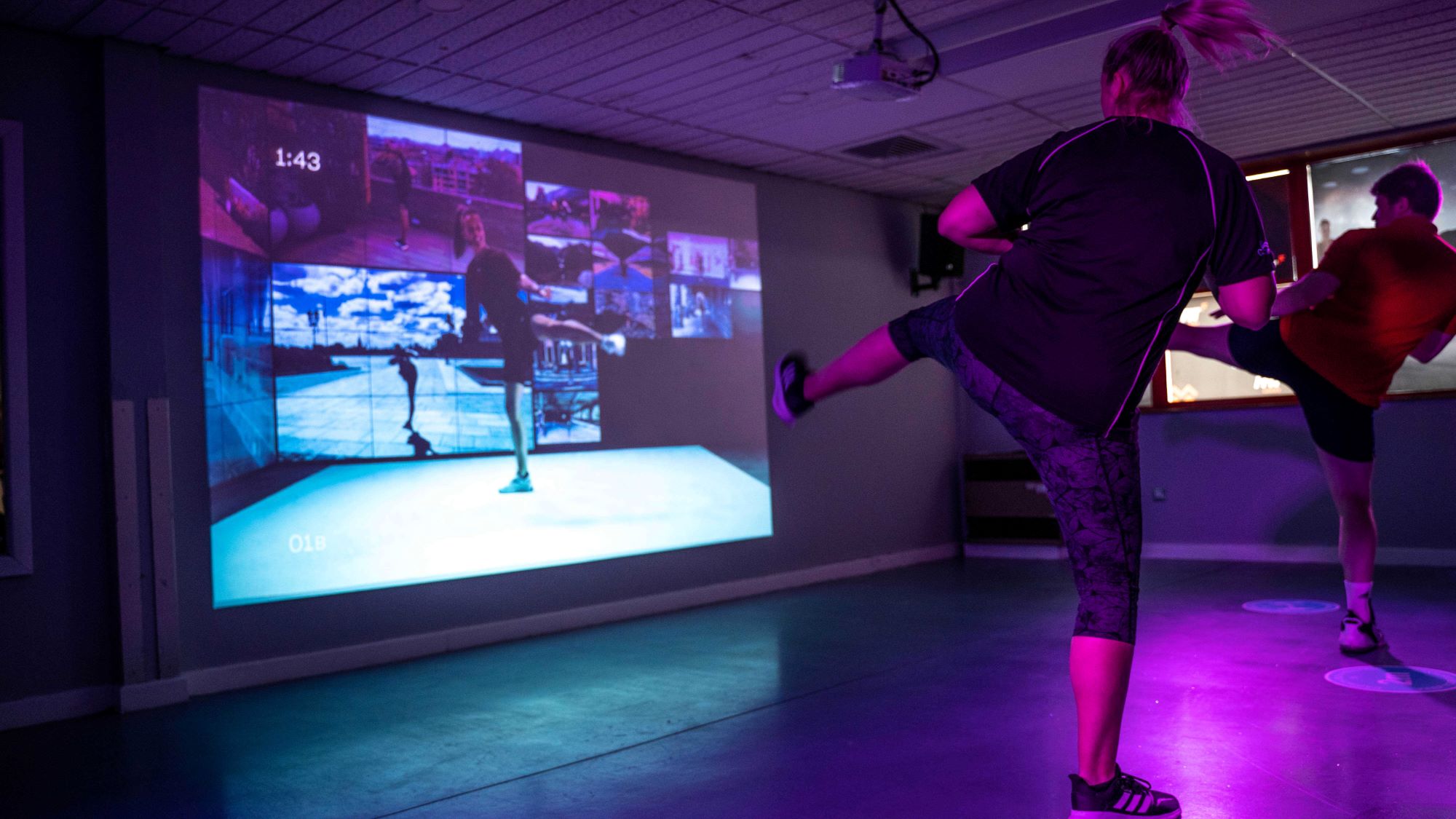 View of Abergele Leisure Centre Virtual Studio