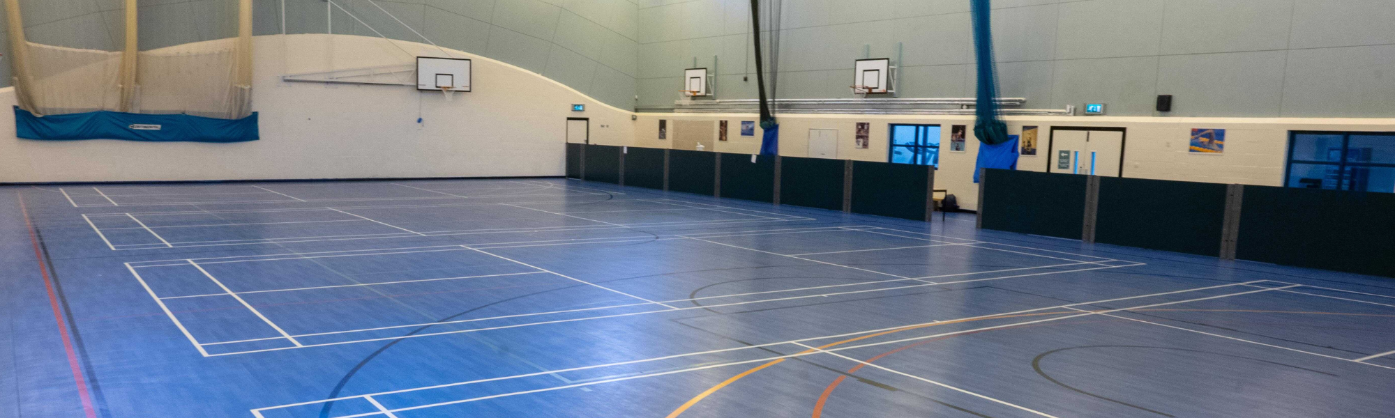 View of Dyffryn Conwy sports hall