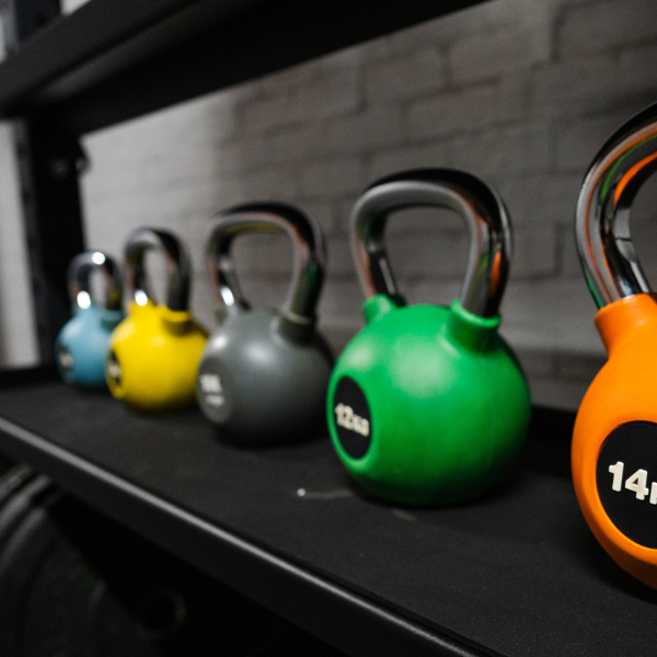 Llun o kettlebells