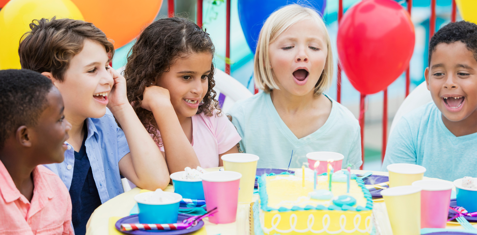 Picture of children at Birthday party