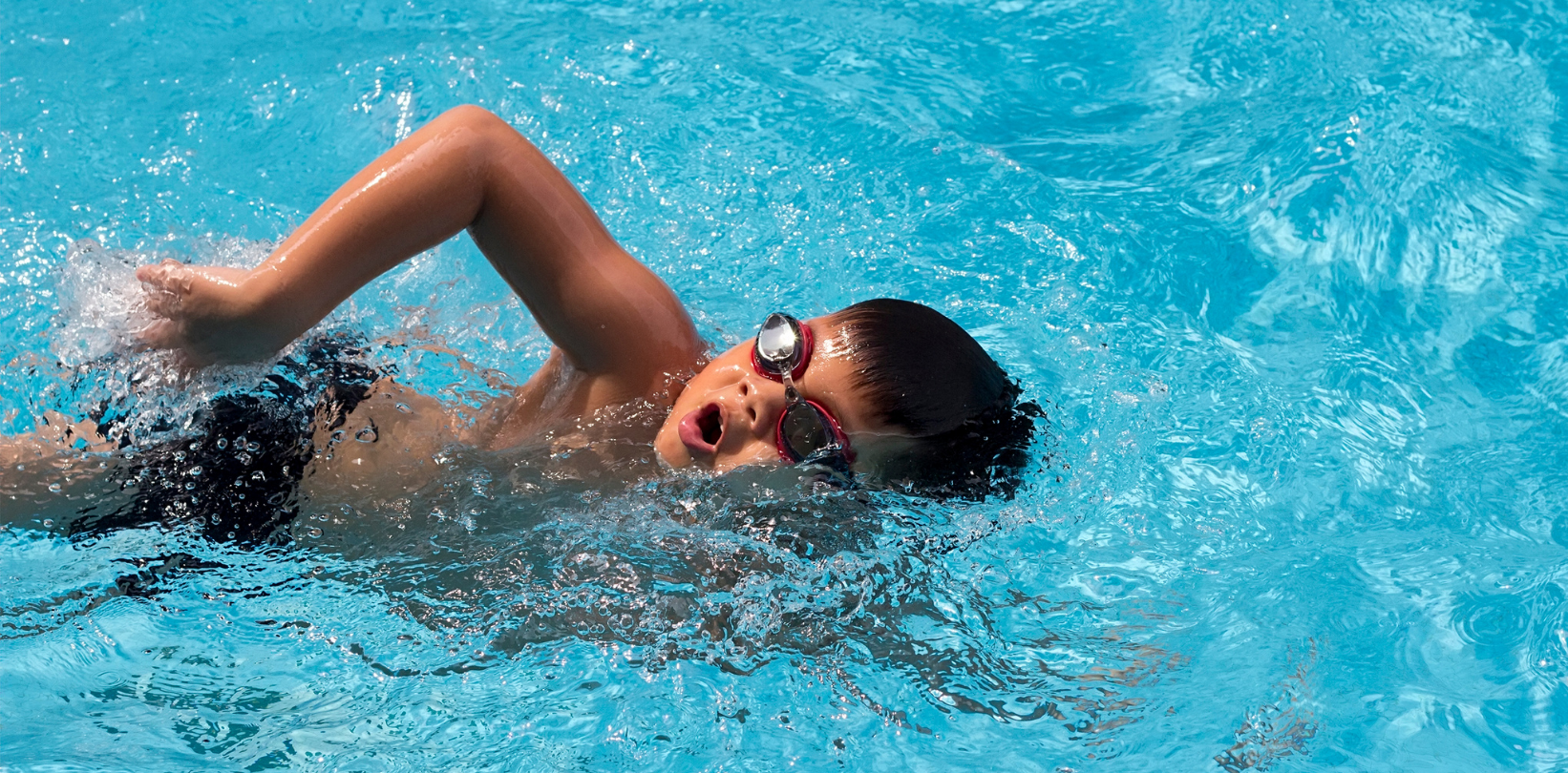 Picture of boy swimming