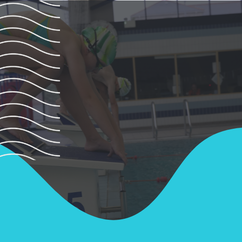Academy image with children diving