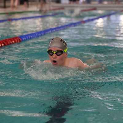 Picture of boy swimming