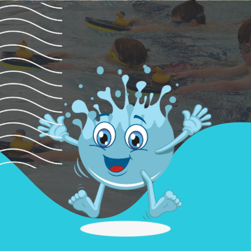 Splash image with cartoon image