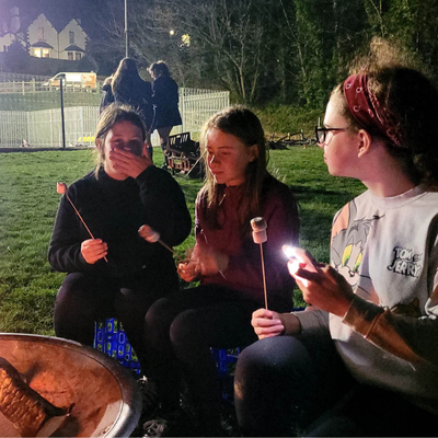 Picture of camp fire