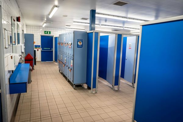 Changing rooms.
