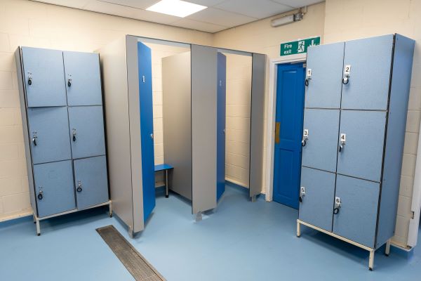 Changing rooms.
